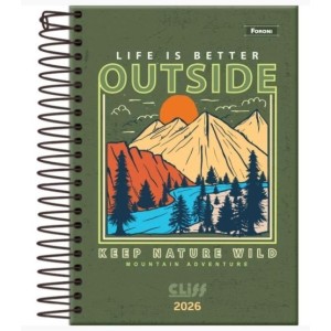 AGENDA 11,7x16,4CM CLIFF 2026 FORONI