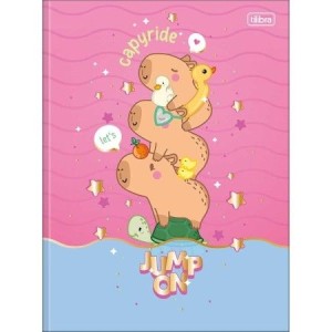 CADERNO 80FLS UNIVERSITÁRIO CAPA DURA BROCHURA CAPYCLUB TILIBRA