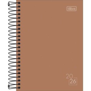 AGENDA 11x15,4CM SPICE FEMININA CORES 2026 TILIBRA