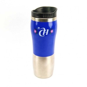 GARRAFA DE AÇO AZUL 400ML CAPRICHO REF.48926 DERMIWIL