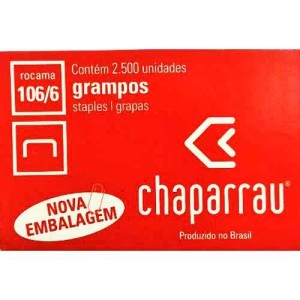 GRAMPOS 106/6 GALVANIZADO COM 2500 CHAPARRAU