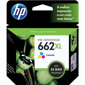 CARTUCHO ORIGINAL HP 662XL COLOR 8ML CZ106