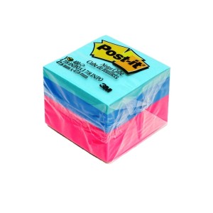 POST-IT CUBE CORES 47,6x47,6MM C/400FLS 3M