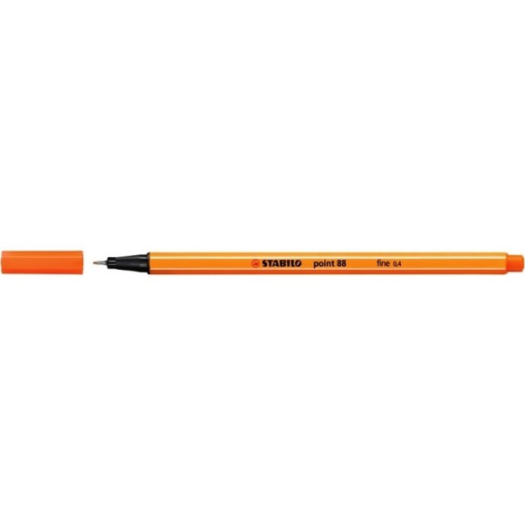 CANETA HIDROGRÁFICA LARANJA PALHA REF.88/30 STABILO