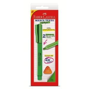 MARCA TEXTO VERDE FABER CASTELL